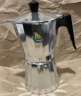 B12042v 3p S Espresso Moka Pot Coffee Maker Stove Top Inch Napoletana Express Brand New