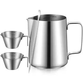Tur-acellegic-3103 Acellegic 4 Pcs Espresso Accessories Kit With 100ml 350ml Silver
