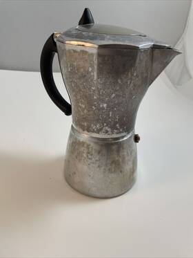 Aerolatte 039179001414 Stove Top Aluminum Espresso Coffee Maker Cappuccino Latte 3 Cup