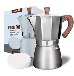 Agogo Mp2401 Milano Moka Pot Stovetop Espresso Maker Greca Coffee Coffee