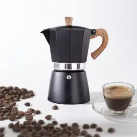 Aifusi 445020714712 Moka Pot Italian Coffee 6 Cup/10 Oz Stovetop Espresso Maker