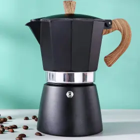 Aifusi 750139778171 Moka Pot Italian Coffee 6 Cup/10 Oz Stovetop Espresso Maker Cam