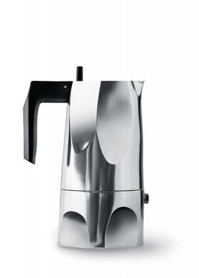Alessi 003299377374 3 Cup Stovetop Coffeemaker By Mario Trimarchi - Silver