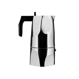 Alessi 003299377381 Ossidiana Stove Top Espresso Coffee Maker Black