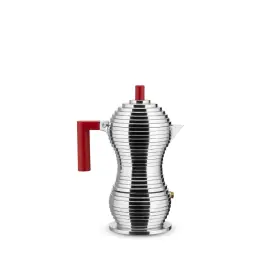 Mdl02 Alessi 003299412662 - Mdl02/3rfm Pulcina Espresso Coffee Maker 3 Cups Red
