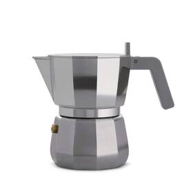 Alessi 003299434985 Moka Espresso Coffee Maker. 3 Cups. Grey
