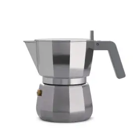 Alessi 003299434985 Moka Espresso Coffee Maker. 3 Cups. Grey