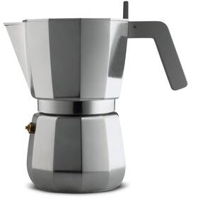 Alessi 003299439461 Moka Espresso Coffee Maker In Aluminium Casting. Handle And Knob Pa Grey