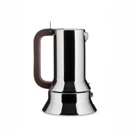 Alessi 003299857500 9090/3 - Design Stovetop Espresso Coffee Maker 18/10 Stainless Steel Mirror