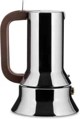 90901 Alessi New Espresso Coffee Maker Stainless Steel Design Richard Sapper