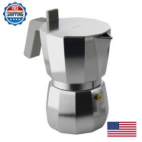 Alessi B07p5tmcks Moka Espresso Coffee Maker. 6 Cups