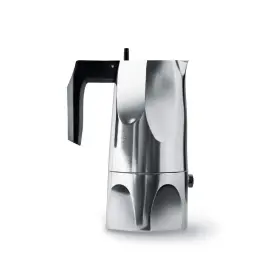 Mt18 Alessi Mt18/1 Inch Ossidiana Stove Top Espresso 1 Cup Coffee Maker In Aluminium