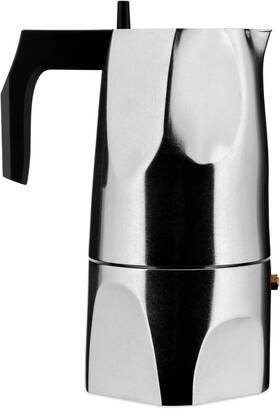 Alessi Mt18 Ossidiana Stove Top Espresso Coffee Maker Black