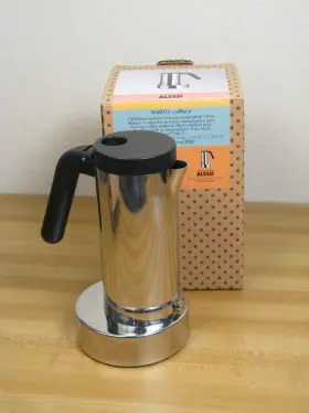 Wa07 Alessi Wa07/3 Coffee.id Moka Pot Espresso Maker - Works On Induction Cooktop