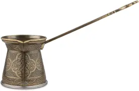 Alisveristime 445014271207 Authentic Turkish Coffee Pot Handmade Cezve/ibrik Multiple Sizes