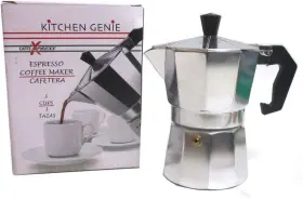 Alltopbargains 445014837816 Stove Top Espresso Cuban Coffee Maker Pot Cappuccino Latte 3 Cup Cafetera Cubana