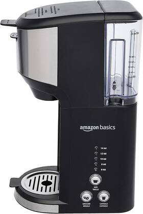 Amazonbasics Ab-1178b Amazon Basics 14 Ounces Coffee Maker Black Stainless Steel 5.98 Inch D