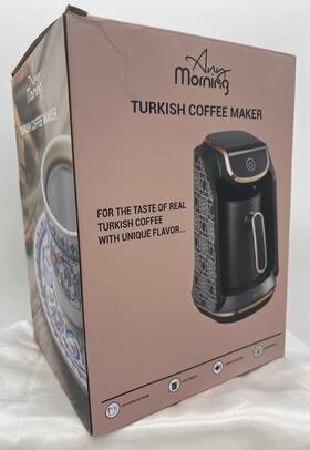Any Morning Any8681126433365 Turkish Coffee Maker Automatic Machine 4 Cups New