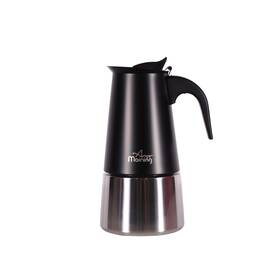 Any Morning Any8681126435680 Stovetop Espresso Coffee Maker Stainless Steel Induction Moka Pot C