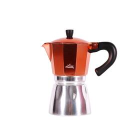 Any Morning Any8681126435703 Stovetop Espresso Coffee Maker Italian Iconic Aluminu