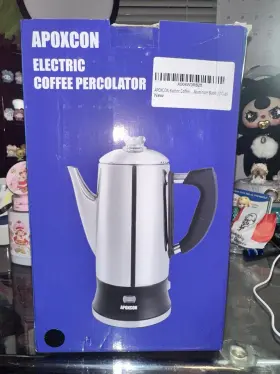 Cy5sckm Apoxcon Electric Coffee Percolator Stainless Steel 12 Cup Maker Classic