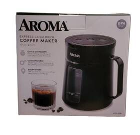 Aroma Acm-2108 Express Cold Brew Coffee Maker 17 Oz 2 Cups New In Box