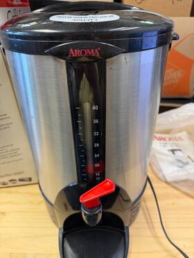 Aroma Acu-040 Caffe Centro 40 Cup Stainless Steel Coffe Urn