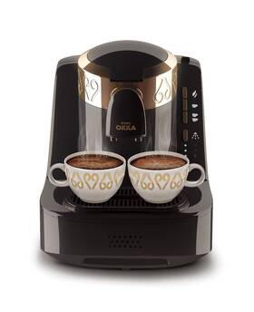 Arzum Ok001b-us Okka Automatic Turkish Coffee Maker Machine Usa 110/120v Ul Black/gold
