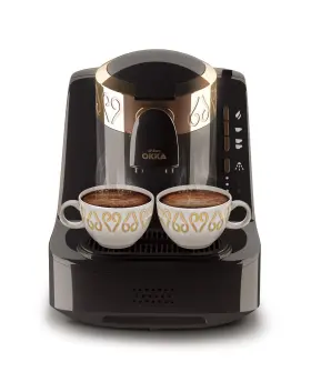 Ok001b-us Arzum Okka Automatic Turkish Coffee Maker Machine Usa 110/120v Ul Black/gold