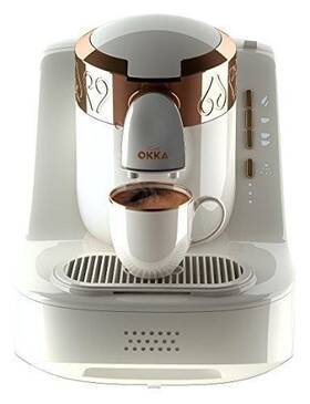 Arzum Ok001w-us Okka Turkish Greek Coffee Machine Automatic White Gold 120v