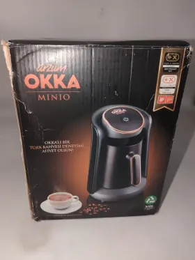 Arzum Okka 693184953655 Minio Automatic Turkish Greek Coffee Machine Us 4 Cups Black/gold Eur