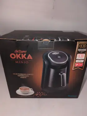 Arzum Okka 693184959046 Minio Automatic Turkish Greek Coffee Machine Us 4 Cups Black/gold
