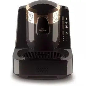 Arzum Okka 711181539875 Automatic 2 Cup Black/copper Turkish Coffee Maker