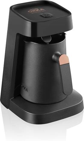 Arzum Okka Ok0017-ul Jet Automatic Turkish Coffee Maker 5 Cups Black/copper