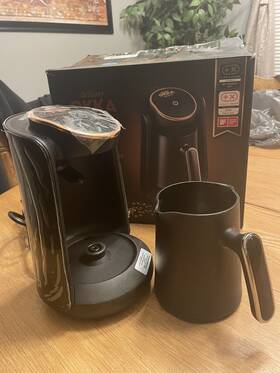 Arzum Okka Ok004-p Minio Ok004 Turkish Coffee Maker Machine Copper/black See Description