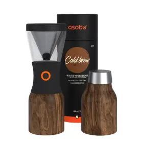 Asobu 842591046476 Coldbrew Portable Cold Brew Coffee Maker With A Vacuum Insulated 1 Liter Stai