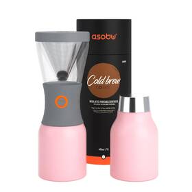 Asobu 842591046506 Coldbrew Portable Cold Brew Coffee Maker With A Vacuum Insulated 1 Liter Stai