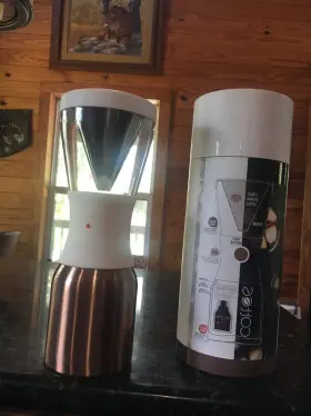 Po300 Asobu Insulated Pour Over Coffee Maker 32 Oz. Copper