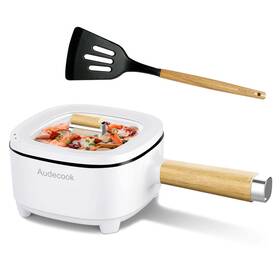 Audecook B0b6bbgjgl Hot Pot Electric 2l Cermic Glaze Non-stick Frying Pan 8 Inch Portable