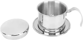 Filter123 Azmude Vietnamese Coffee Filter 100ml Stainless Steel Dripper Pot Silver