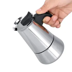 Bality 699047000451 100ml Moka Pot Stainless Stee Espresso Cup Stovetop Maker W