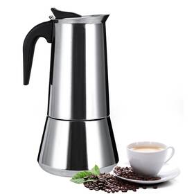 Balun Admhail Cf-024-sr-fba-ca Stainless Steel Stovetop Moka Pot Espresso Maker Percolator 12 Cup 600ml Port