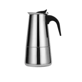 Baukon 611417138578 Stainless Steel Italian Coffee Stovetop Maker Moka Pot Percolator 4 Cu