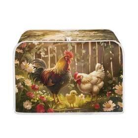 Baxinh Bax-p58-7-13-9 Chicken Rooster Flower 4 Slice Flower-multicolor