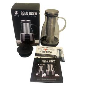 Bean Envy C001ftjhs7 Cold Brew Coffee Maker 32oz/4 Cup Glass Iced Tea