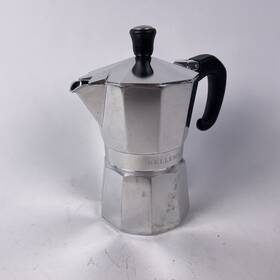 Bellemain 313101024012 Stovetop Espresso Maker Moka Pot Silver 3 Cup