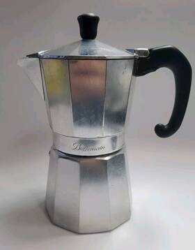 Bellemain 82575 Stovetop Espresso Maker Aluminum Mocha Pot. Vtg 16oz