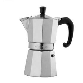 Bellemain Synchkg110148 Stovetop Espresso Maker Moka Pot 6 Cup Silver
