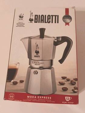 Bialetti 0001166/mr Moka Express Stovetop Espresso Maker 12 Cups 22 Oz