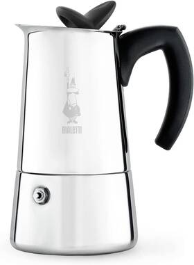 Bialetti 0004275/cnnp Musa Induction 10-cups Stovetop Espresso Coffee Maker Stainless Steel